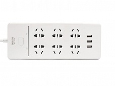 國標(biāo) 智能Wi-Fi 遠程控制6位五孔帶3位USB排插 3C認證 CD98I-AK6X3UW